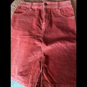 Corduroy mini skirt size 6